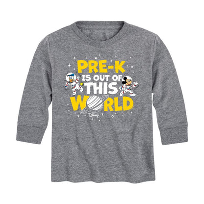 Boys' - Disney - Pre-K Out of This World Long Sleeve Graphic T-Shirt