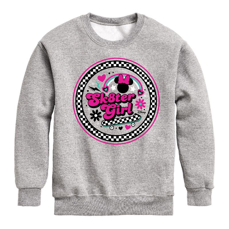 Boys' - Disney - Mickey & Friends Graphic Long Sleeve Fleece Sweatshirt