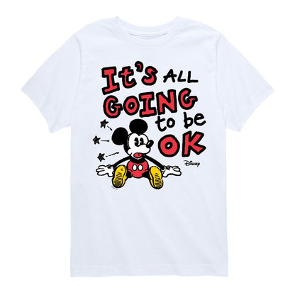 Boys' - Disney - Mickey Mouse Short Sleeve Graphic T-Shirt
