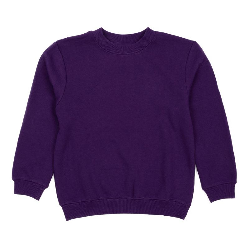 Leveret Kids Long Sleeve Boho Solid Color Sweatshirt