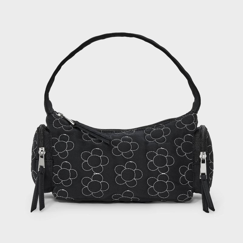 Girls' Quilted Cargo with Pockets Shoulder Bag - art class™