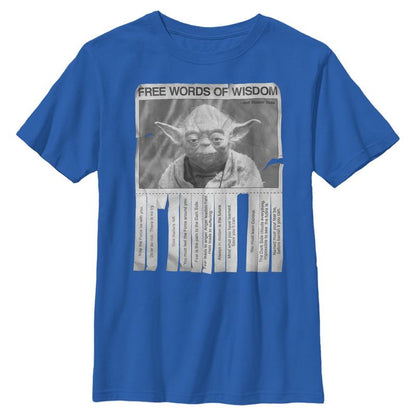 Boy's Star Wars Yoda Words of Wisdom T-Shirt