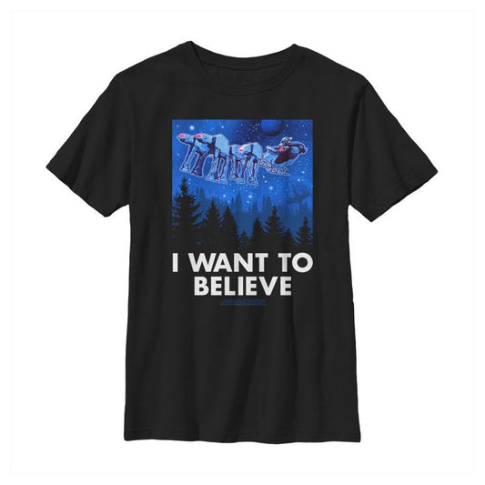 Boy's Star Wars Christmas AT-AT Reindeer T-Shirt