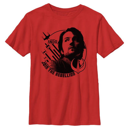 Boys Star Wars: Andor Cassian Join the Rebellion T Shirt