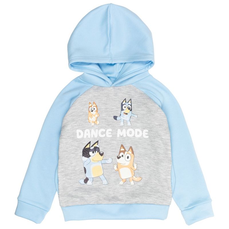 Bluey Mom Dad Bingo Fleece Hoodie Toddler