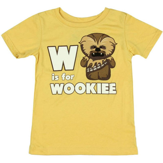 Star Wars "W Is For Wookie" Little Boys T-Shirt Kids
