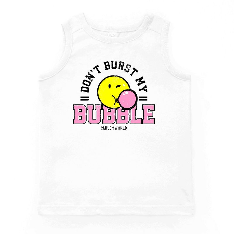 قميص بدون أكمام للشباب من The Juniper Shop SmileyWorld Don't Burst My Bubble
