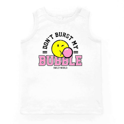 قميص بدون أكمام للشباب من The Juniper Shop SmileyWorld Don't Burst My Bubble