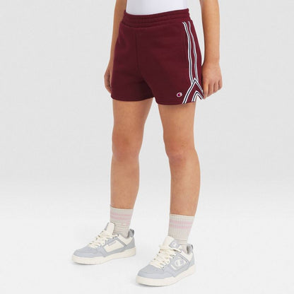 Champion Girls' Fleece Shorts with Taping