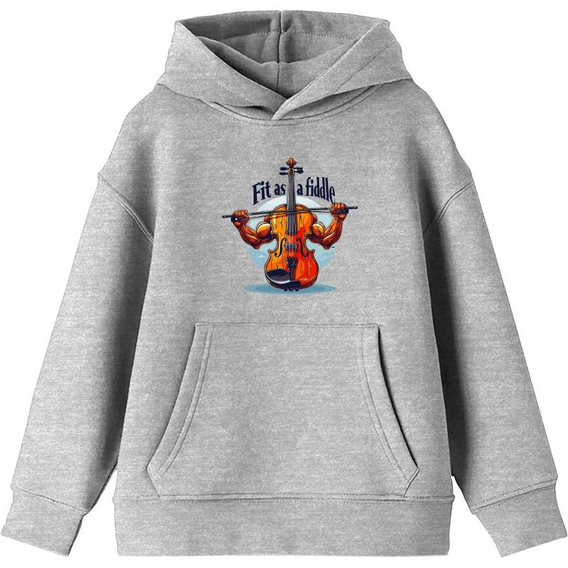 هودي بأكمام طويلة مناسب للكمان للشباب