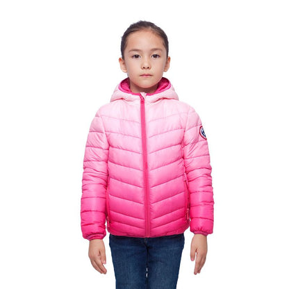 Rokka&Rolla Girls' Reversible Light Puffer Jacket Coat