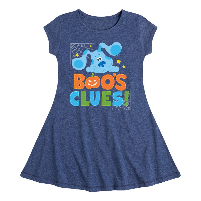 Girls' - Blue's Clues & You! - Boo's Clues Fit & Flair Cap Sleeve Dress