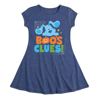 Girls' - Blue's Clues & You! - Boo's Clues Fit & Flair Cap Sleeve Dress