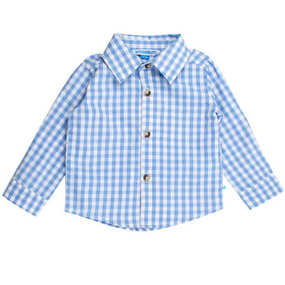 RuggedButts Toddler Boys Long Sleeve Button Down Shirt