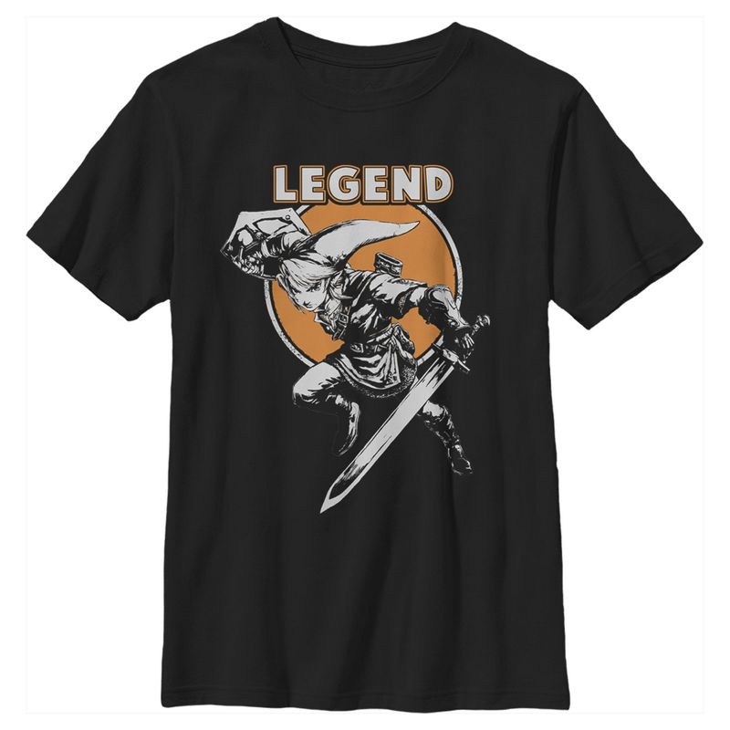 تي شيرت نينتندو ليجند أوف زيلدا لينك هيرو للأولاد