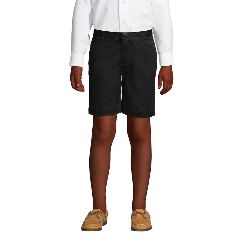 شورت تشينو سادة من الأمام من Lands' End School Uniform للأطفال