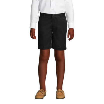 شورت تشينو سادة من الأمام من Lands' End School Uniform للأطفال