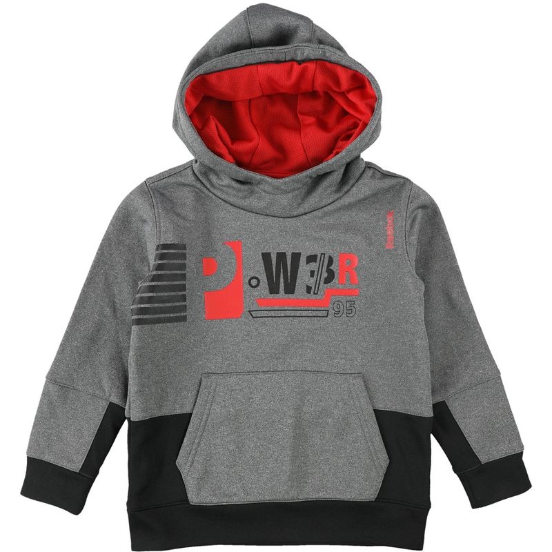 Reebok Boys Power Popover Hoodie Sweatshirt