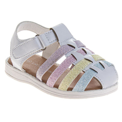 Laura Ashley Girls' Bowknot Open Toe Sandals (Toddlers)