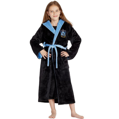 Harry Potter Hogwarts Houses Girl's Fleece Robe Pajama Lounge