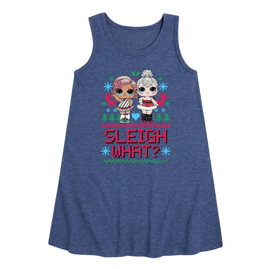 Girls' - Lol Surprise! - Sleigh What Graphic Sleeveless Aline Dress
