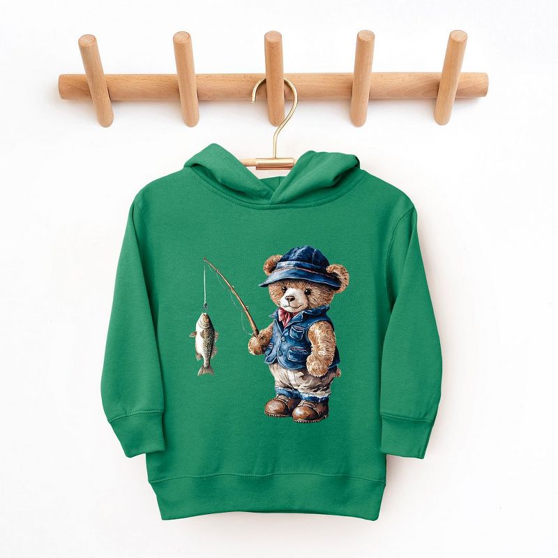 The Juniper Shop Teddy Bear Fisherman Toddler Graphic Hoodie