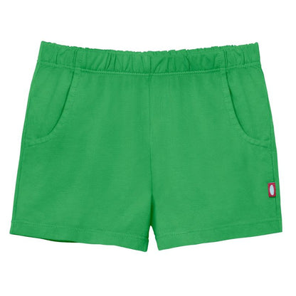 City Threads USA-Made Cotton Girls Soft UPF 50+ Jersey Pocket Shorts
