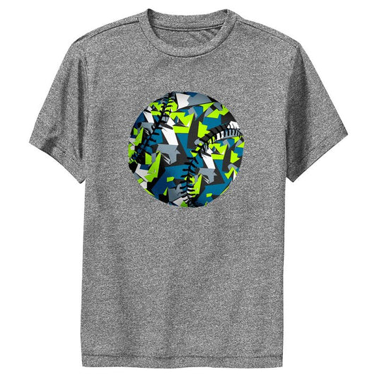 Boy's Lost Gods Abstract Baseball Performance Tee
