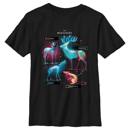 Boy's Harry Potter The Marauder Animals T-Shirt