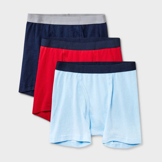 Boys' 3pk Boxer Briefs - Dealworthy™