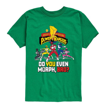 Boys' - Power Rangers - Do You Even Morph Bro Short Sleeve Graphic T-Shirt