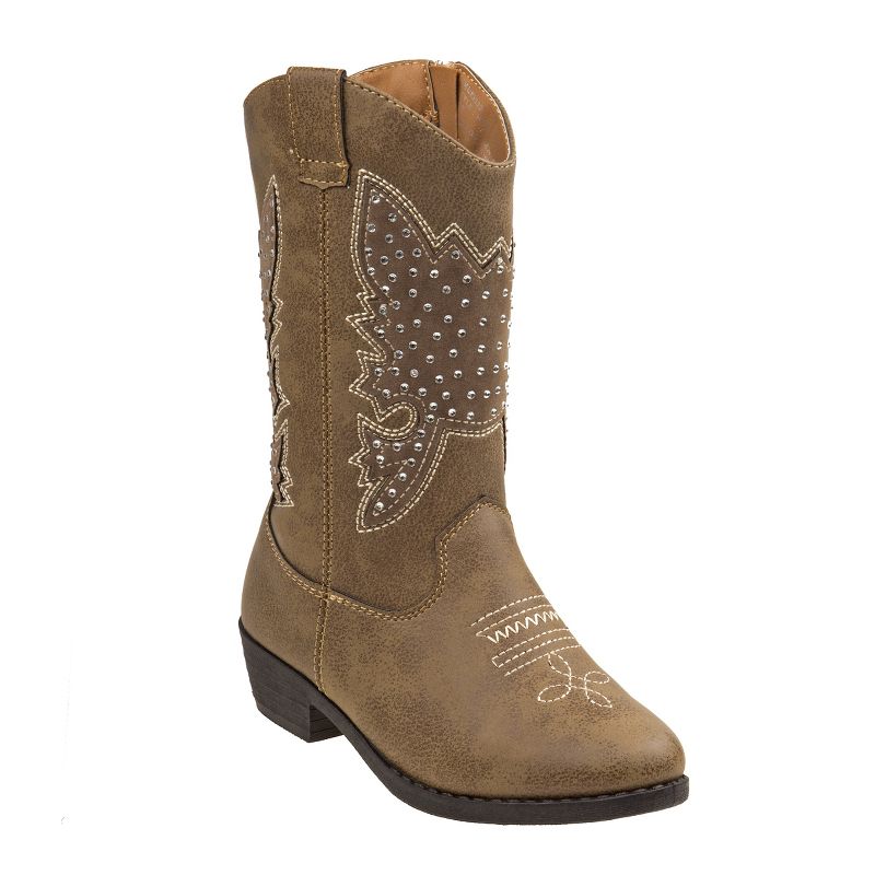 Kensie Girls Toddler Zip-Up Boot with a Heel