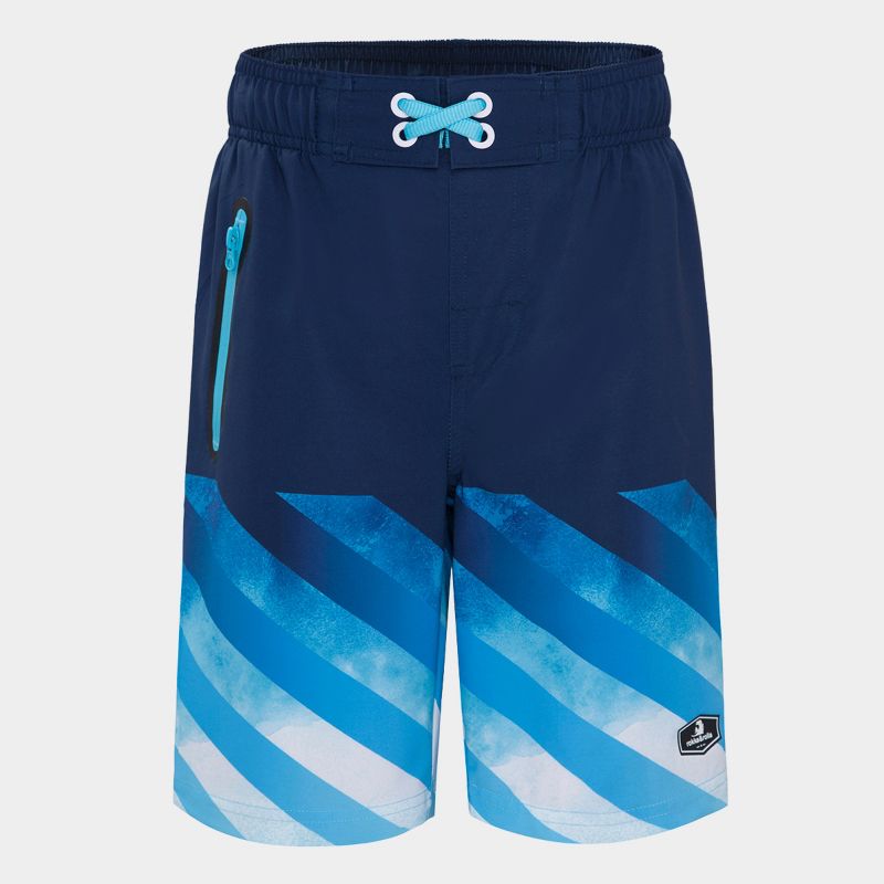 Rokka&Rolla Boys' 4-Way Stretch Board Swim Trunks