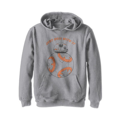 Boy's Star Wars The Last Jedi BB-8 Roll With It Pull Over Hoodie