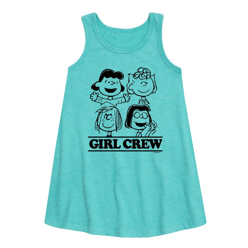 فستان بناتي - بيناتس - بدون أكمام برسومات جرافيكية