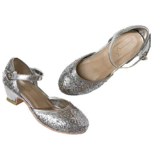 A Leading Role Premium Silver Sparkle Heels