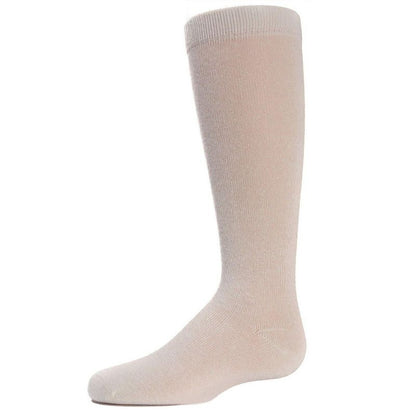 Memoi Kids' Basic Cotton Blend Knee High Socks
