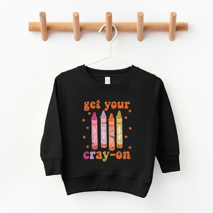 The Juniper Shop Get Your Cray-On Toddler Graphic Sweatshirt