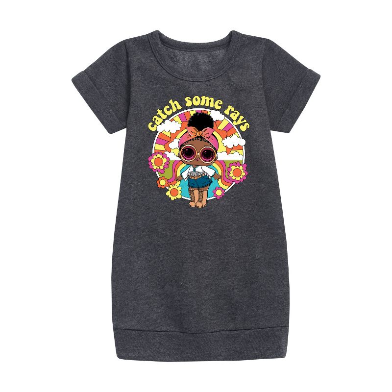 فستان بناتي من الصوف بأكمام قصيرة من تصميم "مفاجآت لول!"