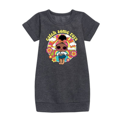 فستان بناتي من الصوف بأكمام قصيرة من تصميم "مفاجآت لول!"