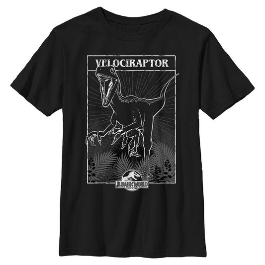 Boys Jurassic World Velociraptor Tarot T Shirt
