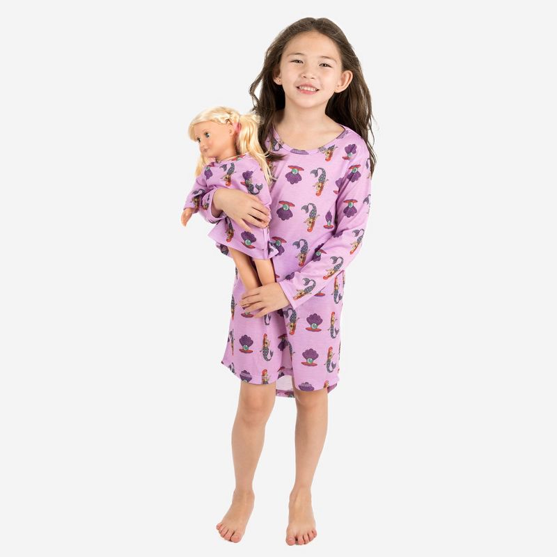 Leveret Girl and Doll Matching Nightgown