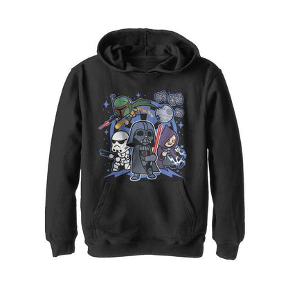 Boy's Star Wars Empire Cartoon Characters Pull Over Hoodie
