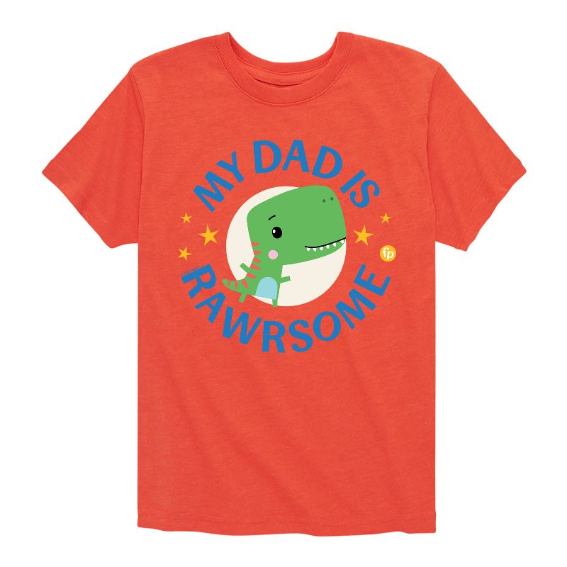 تي شيرت جرافيكي بأكمام قصيرة للأولاد من فيشر برايس - أبي رائع