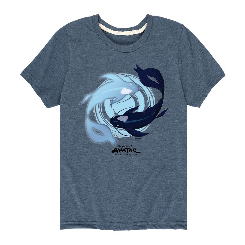Boys' - Avatar: The Last Airbender - Moon and Ocean Spirit Koi Short Sleeve Graphic T-Shirt