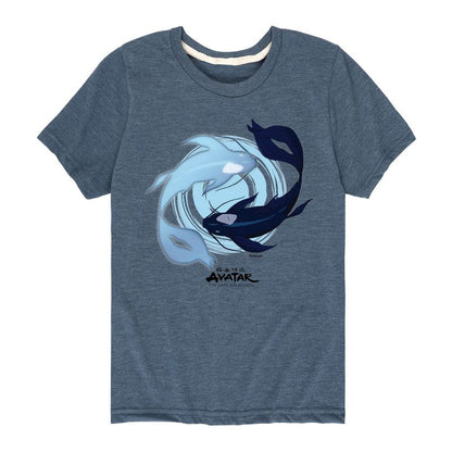Boys' - Avatar: The Last Airbender - Moon and Ocean Spirit Koi Short Sleeve Graphic T-Shirt