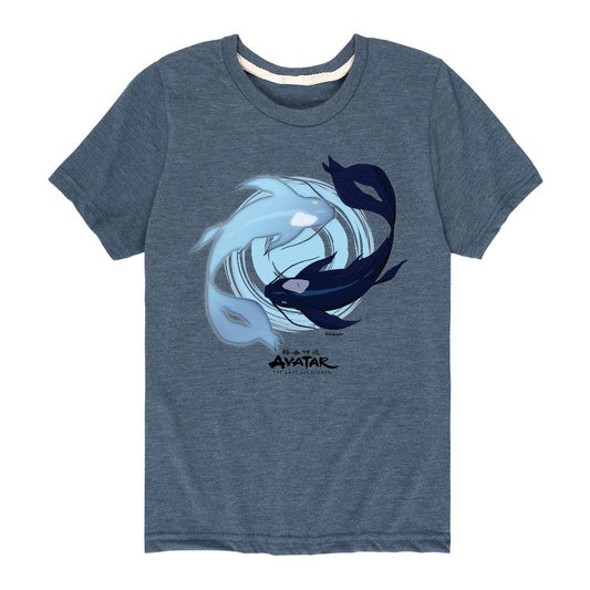 Boys' - Avatar: The Last Airbender - Moon and Ocean Spirit Koi Short Sleeve Graphic T-Shirt
