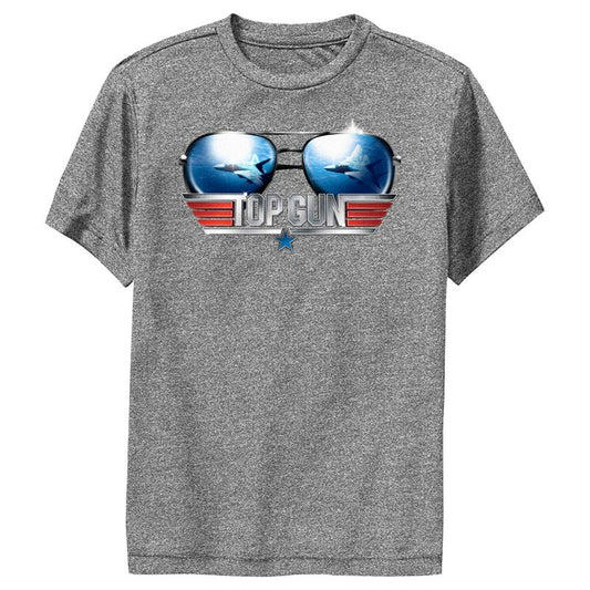 تي شيرت رياضي بشعار Top Gun Aviator للأولاد