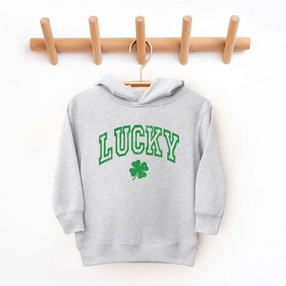 The Juniper Shop Lucky Clover Distressed Toddler Graphic Hoodie