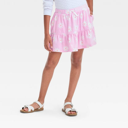 Girls' Tiered Knit Skort - Cat & Jack™